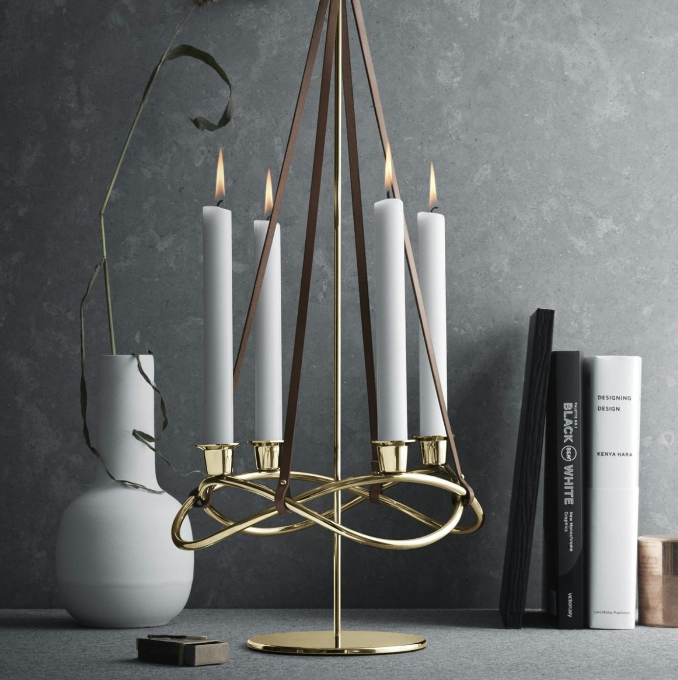 Oppheng til adventsstaken Elegant adventsstake oppheng